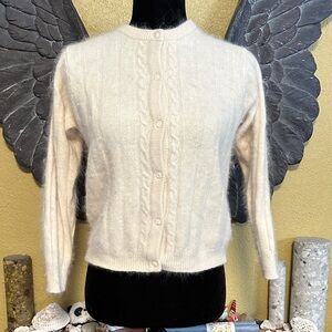 Principles Cable Knit button down Cardigan Sweater